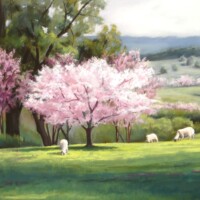 Painting created by Heidi Reeves - Fine Artist