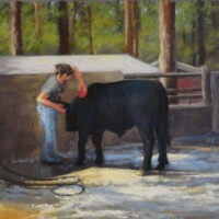 Painting created by Heidi Reeves - Fine Artist