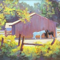 Painting created by Heidi Reeves - Fine Artist