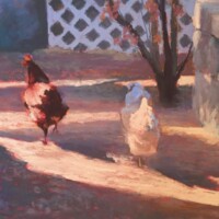 Painting created by Heidi Reeves - Fine Artist