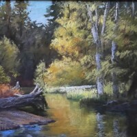 Painting created by Heidi Reeves - Fine Artist