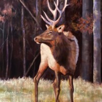 Painting created by Heidi Reeves - Fine Artist