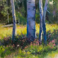 Painting created by Heidi Reeves - Fine Artist