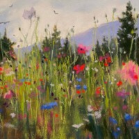 Painting created by Heidi Reeves - Fine Artist