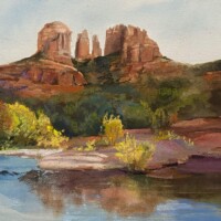 Painting created by Heidi Reeves - Fine Artist