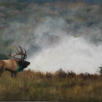 Painting created by Heidi Reeves - Fine Artist