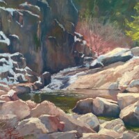 Painting created by Heidi Reeves - Fine Artist
