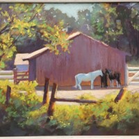 Painting created by Heidi Reeves - Fine Artist