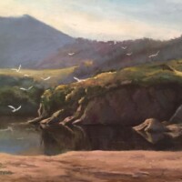 Painting created by Heidi Reeves - Fine Artist