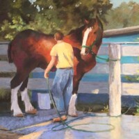 Painting created by Heidi Reeves - Fine Artist