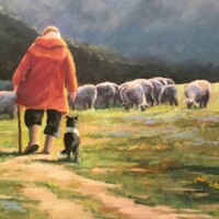 Painting created by Heidi Reeves - Fine Artist