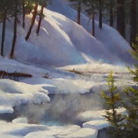 Painting created by Heidi Reeves - Fine Artist